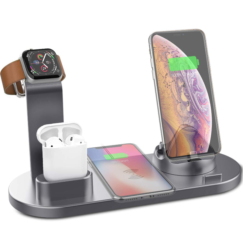 4 in 1 Wireless Charging Station for iPhone, Apple Watch & AirPods