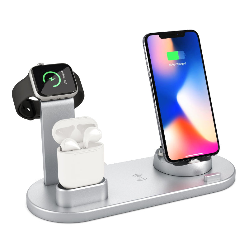4 in 1 Wireless Charging Station for iPhone, Apple Watch & AirPods